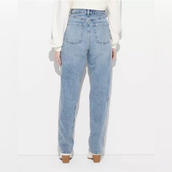 Wild Fable High Rise Curvy Straight Jeans Medium Wash 8, 32 inseam, NWT - Picture 9 of 9